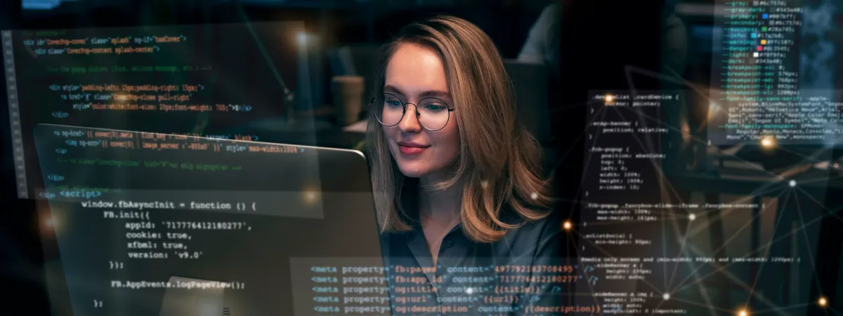 Image of a woman software developer